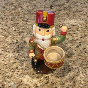 Yankee candle nutcracker drummer tea light holder